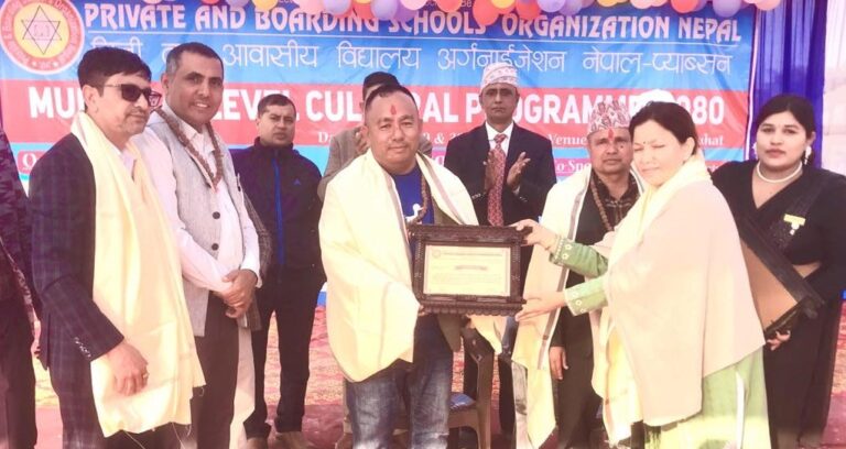 दमकका अग्रज पत्रकार विष्णु सब्बा प्याव्सनद्धारा सम्मानित