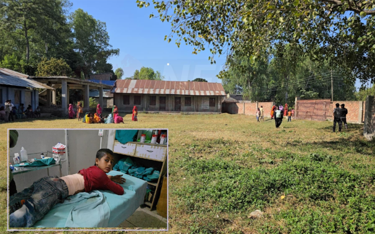 शिक्षकको लापरपाहीले विद्यालयको गेट ढल्दाँ दुई बालक घाइते, एकको अवस्था गम्भिर