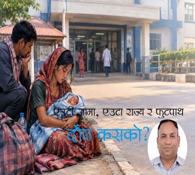 एउटी आमा, एउटा राज्य र फुटपाथ